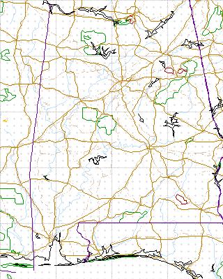 image map of alabama