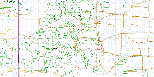 image map of Colorado