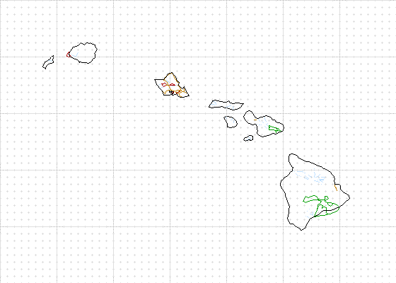 image map of Hawaii