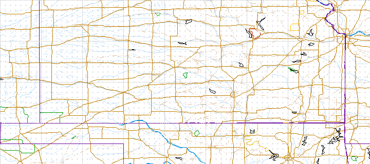 image map of Kansas