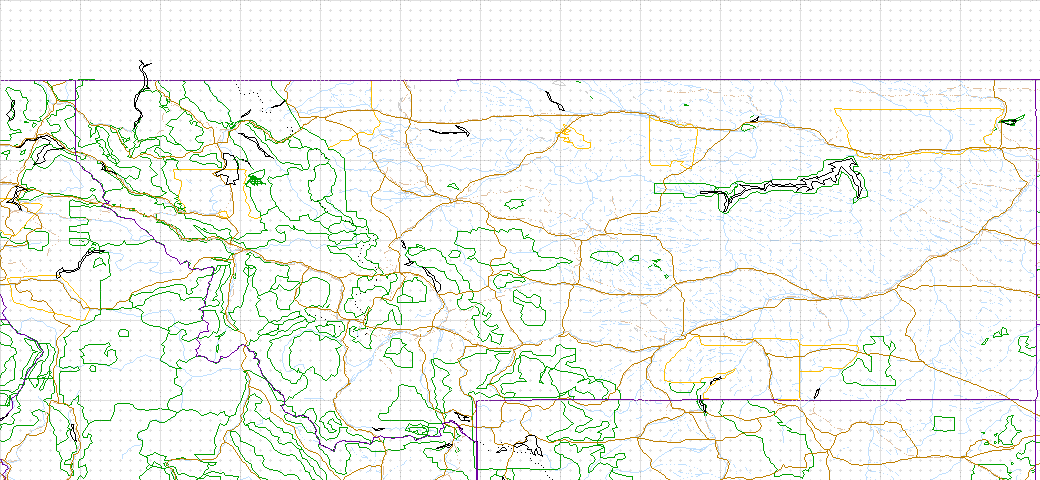 image map of Montana