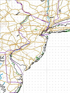 image map of New Jersey