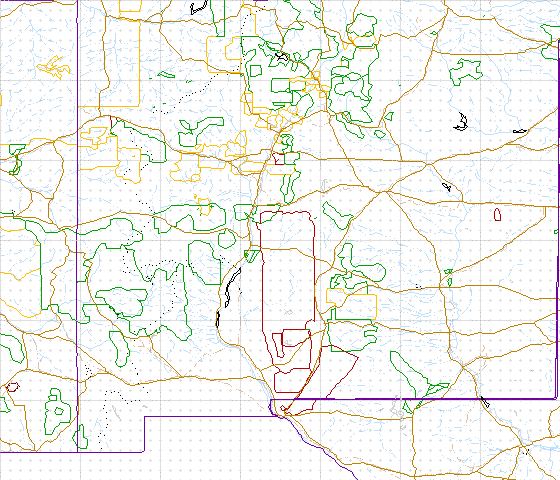 image map of New Mexico