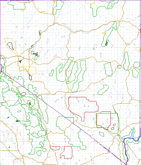 image map of Nevada