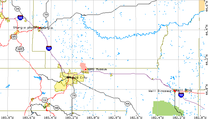 South Dakota Photos Area Imagemap