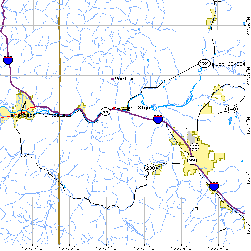 Oregon Vortex Area Imagemap