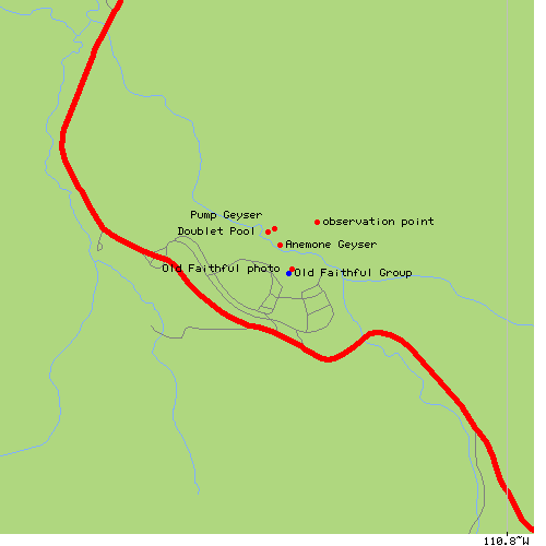 Old Faithful Area Imagemap